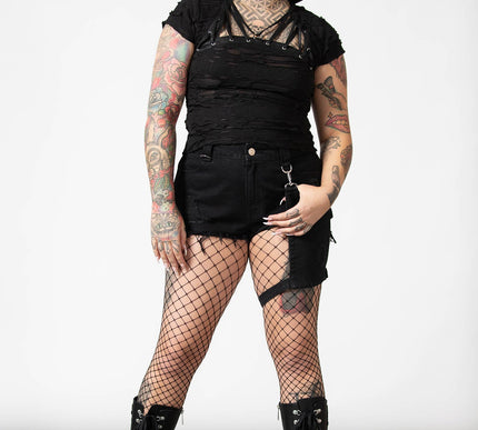 Killstar Malicia Lace-Up Top