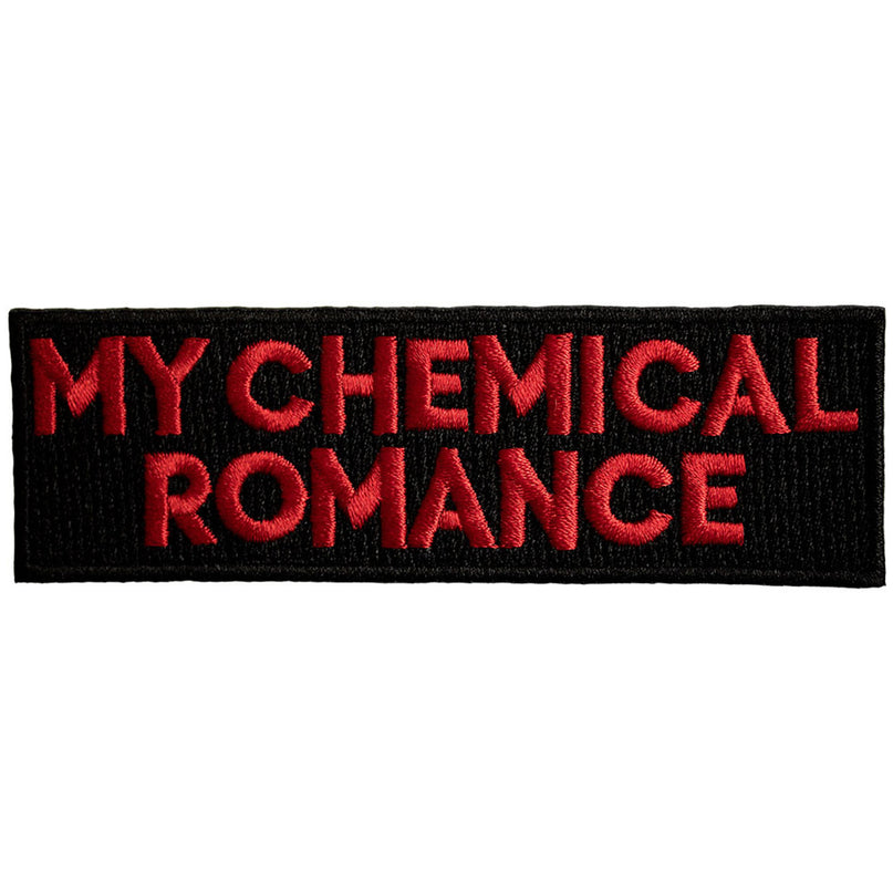 My Chemical Romance Text Logo Woven Patch