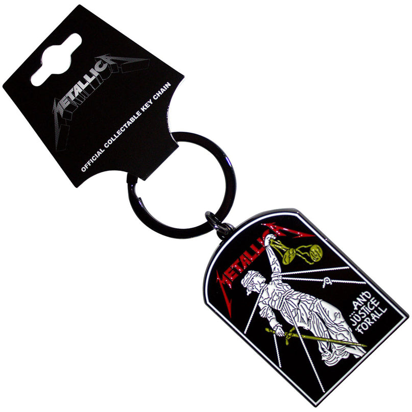 Metallica And Justice For All Tombstone Keyring