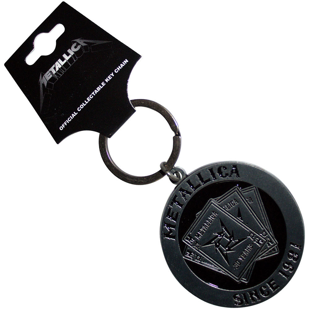 Metallica 30th Anniversary Playing Card Keyring