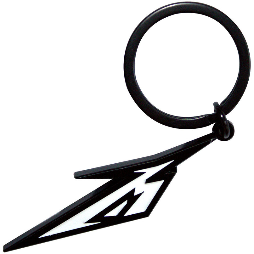 Metallica Black & White M Logo Keyring
