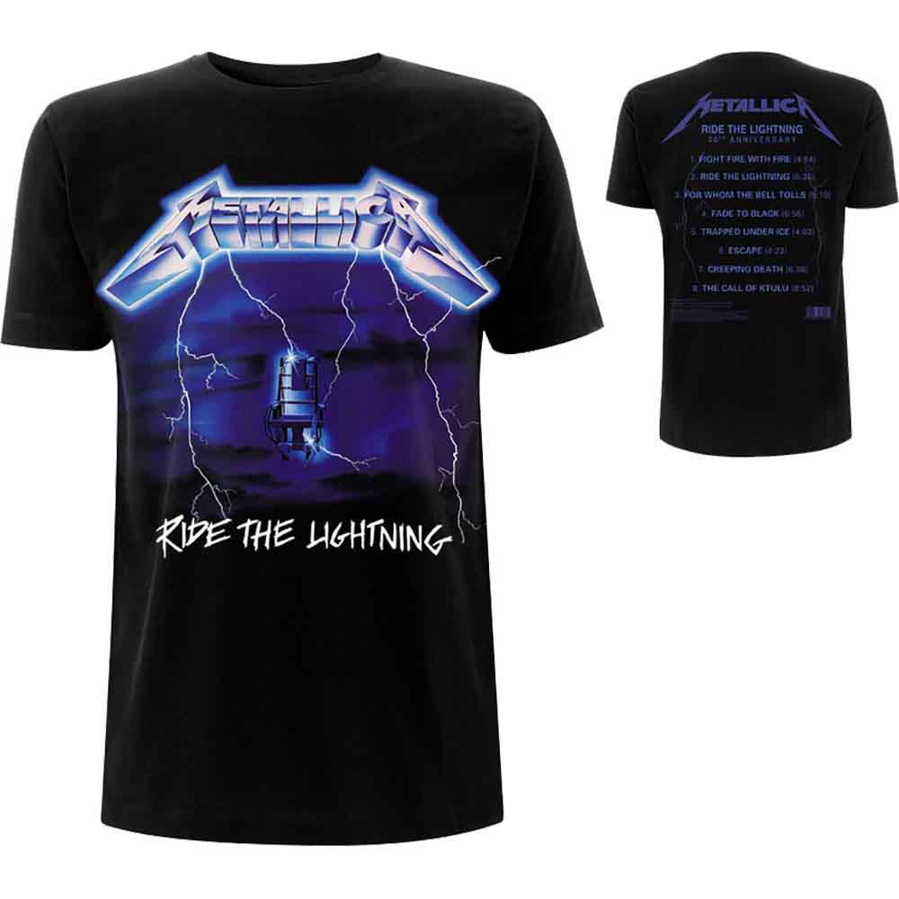 Metallica T-Shirt | Ride The Lightning Tracks