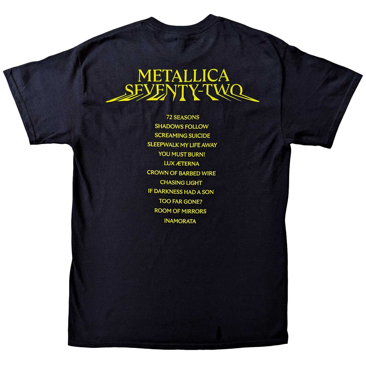 Metallica T-Shirt | 72 Seasons Squared Cover