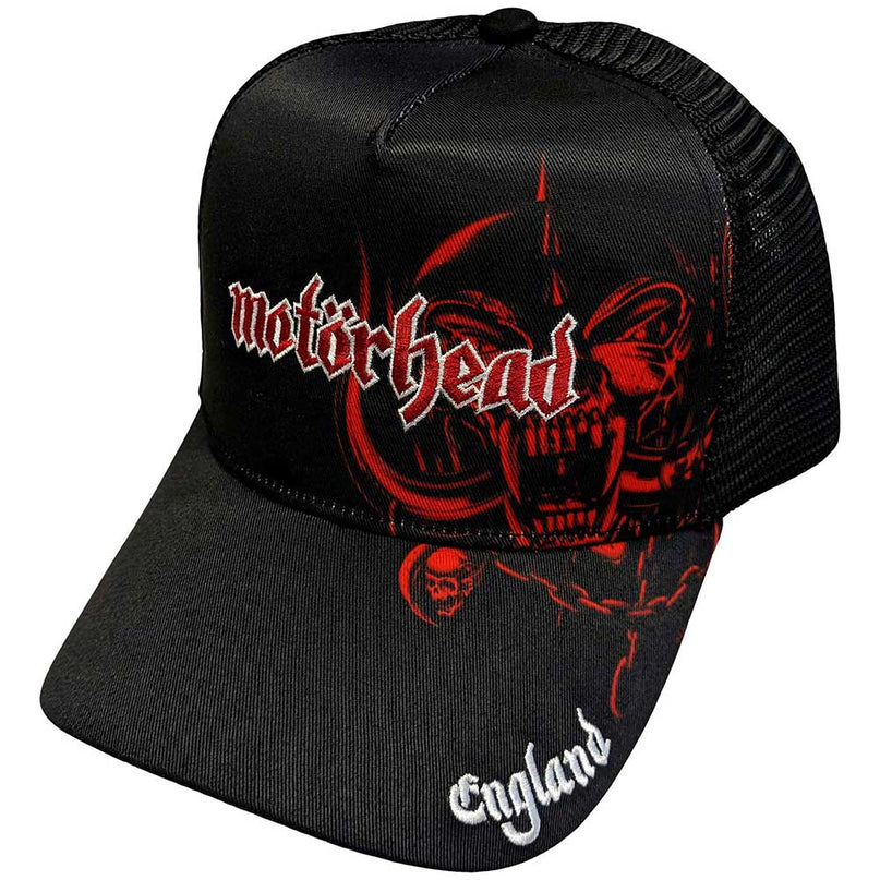 Motorhead Mesh Back Red Warpig Cap