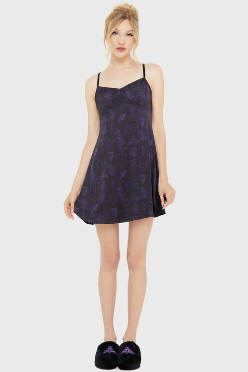 Killstar Midnight Moth Slip Dress