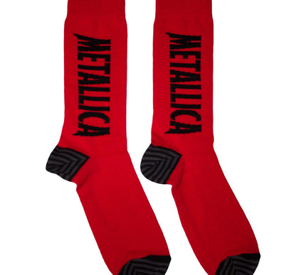 Metallica Socks | Stressed Logo