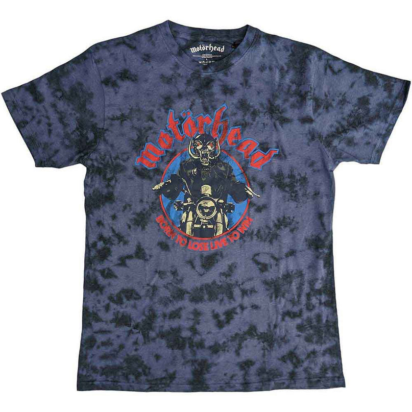 Motorhead T-Shirt | Born To Lose Biker (Navy Blue)