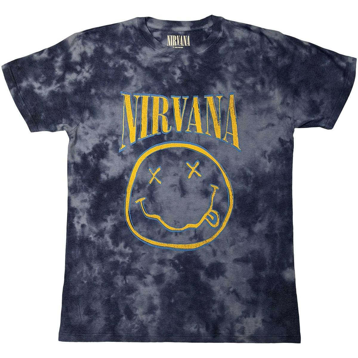 Nirvana T-Shirt | Blue Stroke Dip Dye