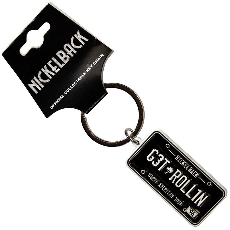 Nickelback License Plate Pin Badge