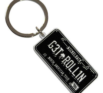 Nickelback License Plate Pin Badge