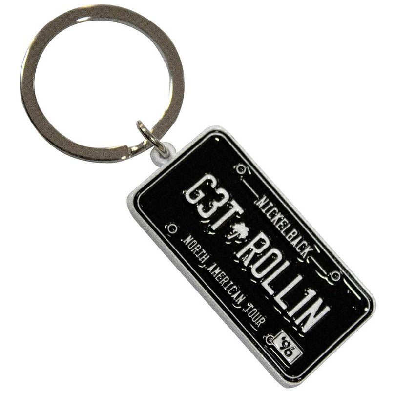 Nickelback License Plate Pin Badge