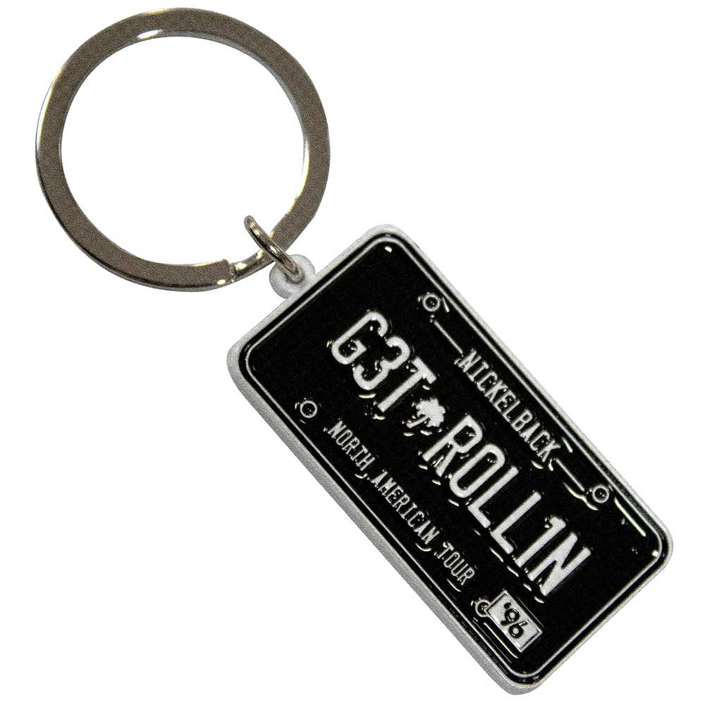 Nickelback License Plate Pin Badge