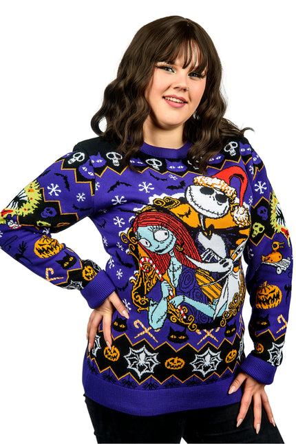 The Nightmare Before Christmas Jack & Sally Christmas Jumper