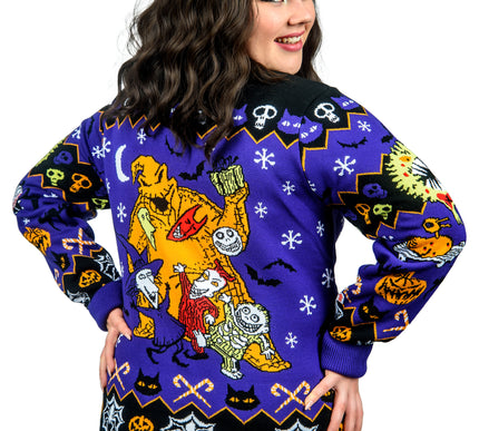The Nightmare Before Christmas Jack & Sally Christmas Jumper