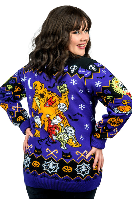 The Nightmare Before Christmas Jack & Sally Christmas Jumper