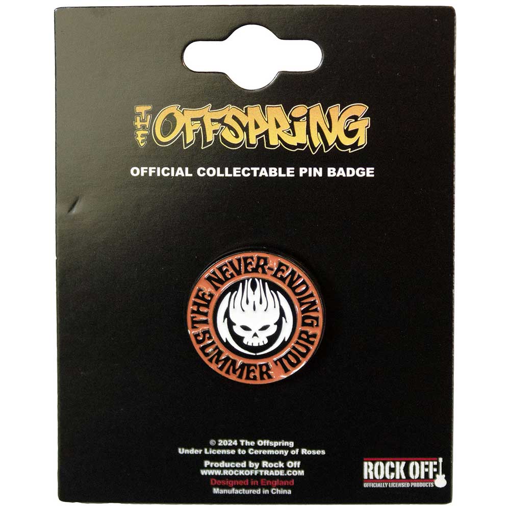 The Offspring Never Ending Summer Tour Pin Badge