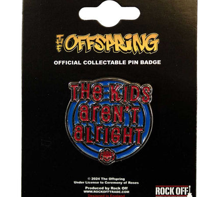 The Offspring The Kids Arent Alright Pin Badge