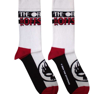 The Offspring Flaming Skull Logo Socks |