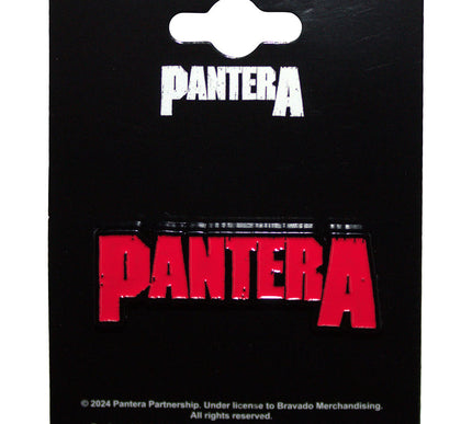Pantera Red Logo Pin Badge