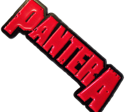 Pantera Red Logo Pin Badge