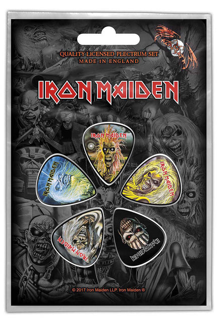 Iron Maiden Plectrum Pack | The Faces Of Eddie