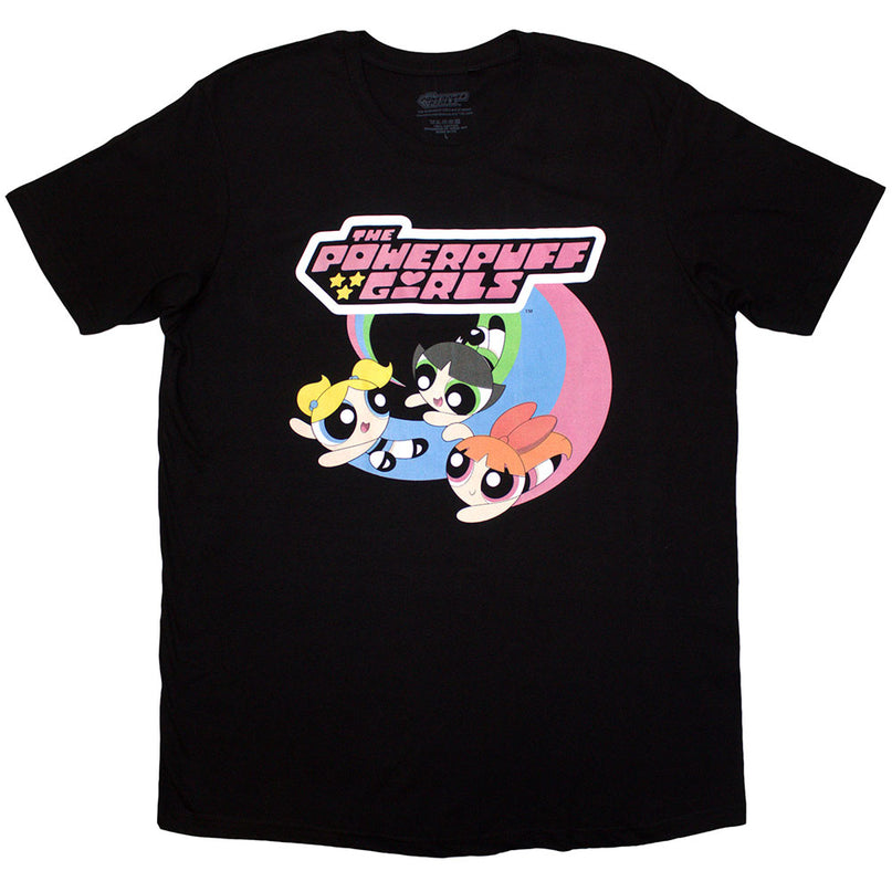 Powerpuff Girls T-Shirt | Trio Flying Logo