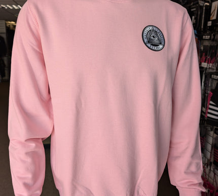 Maverix Badge Crew 1.0- Light Pink/White Badge