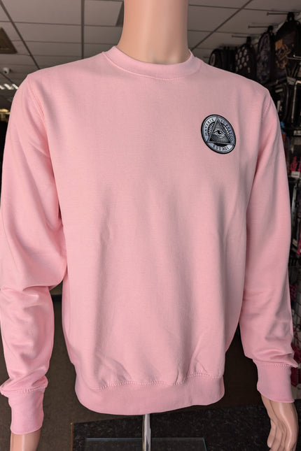 Maverix Badge Crew 1.0- Light Pink/White Badge