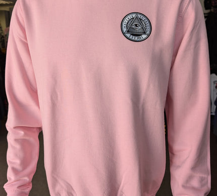Maverix Badge Crew 1.0- Light Pink/White Badge