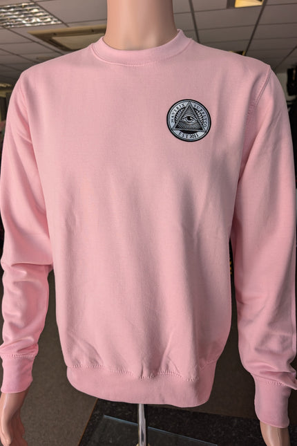 Maverix Badge Crew 1.0- Light Pink/White Badge