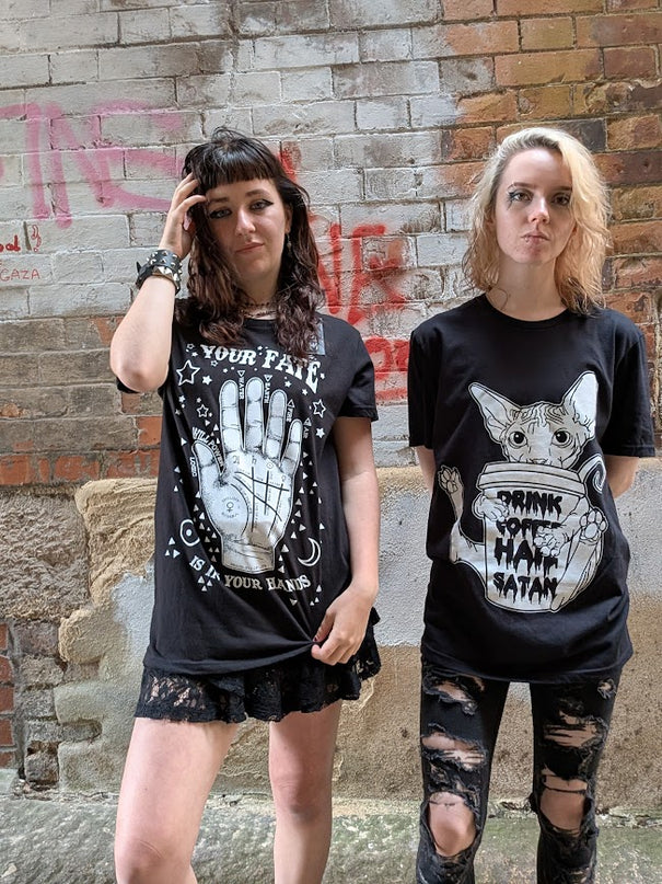 Twisted Apparel Drink Coffee Hail Satan T-Shirt