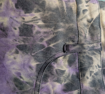 Vixxsin Meadow Dungarees | Purple Tie Dye