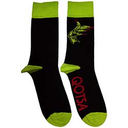Queens Of The Stone Age Green Hands Socks