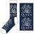 Queen Socks | White Crests | Navy