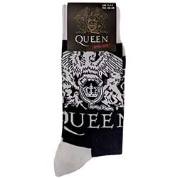 Queen Socks | White Crests | Navy