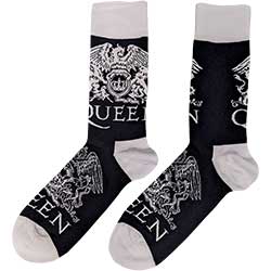 Queen Socks | White Crests | Navy