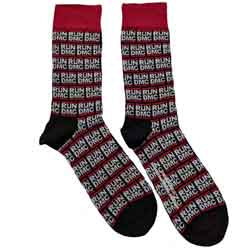 Run DMC All Over Logo Socks