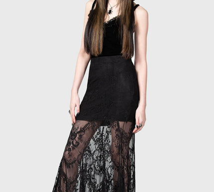 Killstar Rosa Lace Maxi Skirt