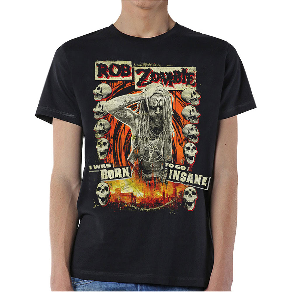 Rob Zombie T-Shirt | Born To Go Insane