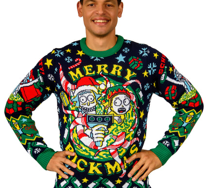 Rick And Morty Christmas Jumper | Merry Rickmas