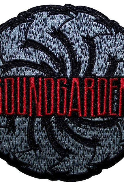 Soundgarden Logo Swirl B&W Woven Patch