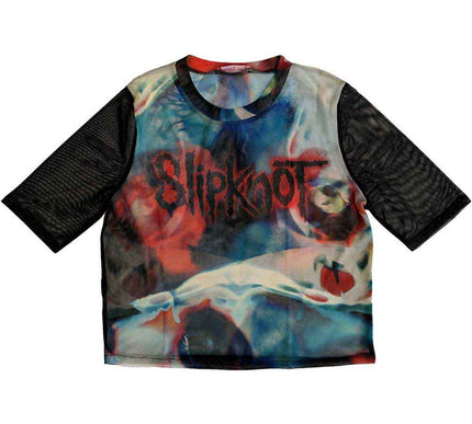 Slipknot Mesh Crop | Face & Logo