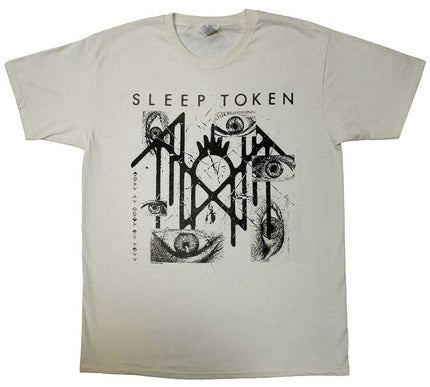 Sleep Token T-Shirt Eyes - Natural