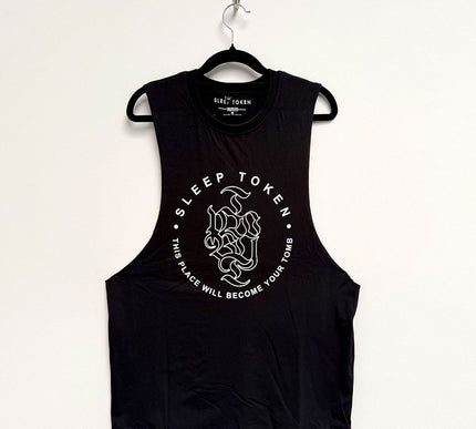 Sleep Token Unisex Vest T-Shirt | Tomb Text Ring