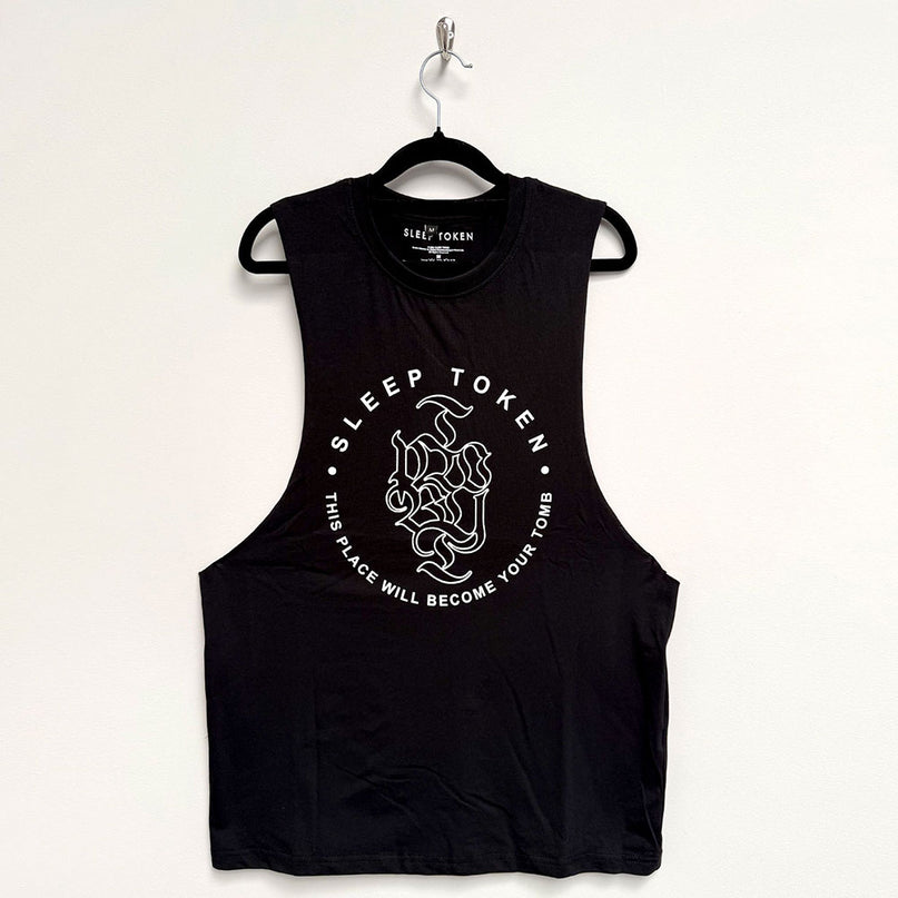 Sleep Token Unisex Vest T-Shirt | Tomb Text Ring