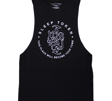 Sleep Token Unisex Vest T-Shirt | Tomb Text Ring