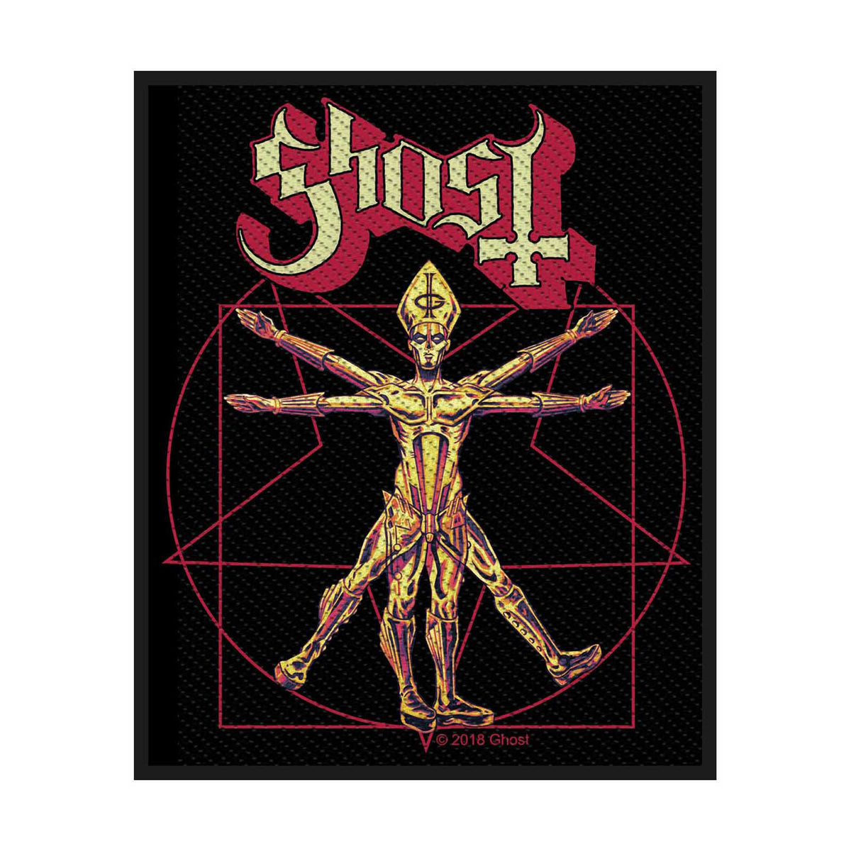 Ghost Standard Patch | The Vitruvian Ghost