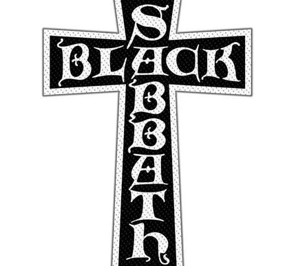 Black Sabbath Standard Patch | Cross Logo Cut Out