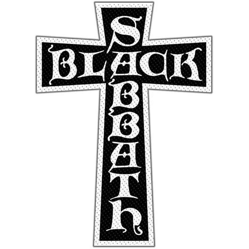 Black Sabbath Standard Patch | Cross Logo Cut Out