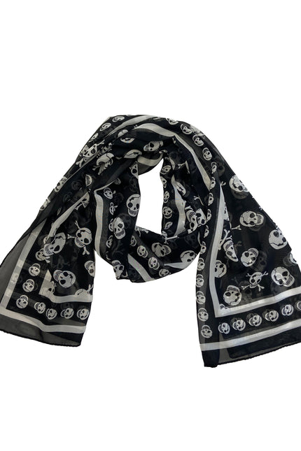 Pamela Mann Scarf | Skull and Crossbones